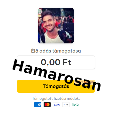 Támogatás hamarosan